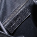 BALENCIAGA Backpack Leather Black Silver 326404 Auth 204900A-23