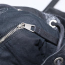 BALENCIAGA Backpack Leather Black Silver 326404 Auth 204900A-27