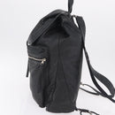 BALENCIAGA Backpack Leather Black Silver 326404 Auth 204900A-3