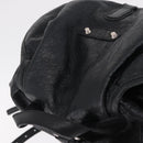 BALENCIAGA Backpack Leather Black Silver 326404 Auth 204900A-6