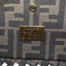 FENDI Zucca Canvas Mamma Baguette Shoulder Bag 2way Brown Black Auth 204902SM-21