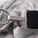 CHANEL Doudoune Coconage Shoulder Bag Coated Canvas 2way Silver CC Auth 204903A-22