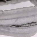 CHANEL Doudoune Coconage Shoulder Bag Coated Canvas 2way Silver CC Auth 204903A-8