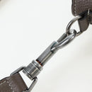 CELINE Luggage Nano Hand Bag Leather 2way Gray Silver Auth 204904V-20