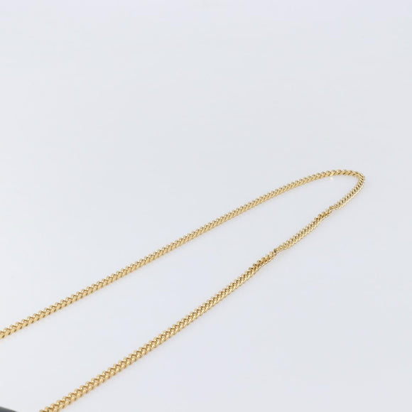 SAINT LAURENT Chain Kate Shoulder Bag Leather Black Gold Auth 204906SAM