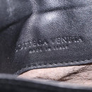 BOTTEGA VENETA INTRECCIATO Chain Shoulder Bag Leather Black Auth 204907A-15