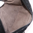BOTTEGA VENETA INTRECCIATO Chain Shoulder Bag Leather Black Auth 204907A-20