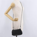 BOTTEGA VENETA INTRECCIATO Chain Shoulder Bag Leather Black Auth 204907A-27