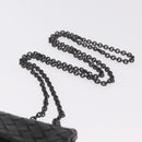 BOTTEGA VENETA INTRECCIATO Chain Shoulder Bag Leather Black Auth 204907A-8