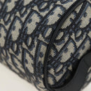 Christian Dior Trotter Canvas Shoulder Bag Navy Auth 204908SAM-18
