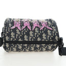Christian Dior Trotter Canvas Shoulder Bag Navy Auth 204908SAM-6