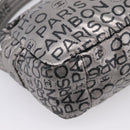 CHANEL Unlimited Shoulder Bag Coated Canvas Silver CC Auth 204911-12