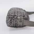 CHANEL Unlimited Shoulder Bag Coated Canvas Silver CC Auth 204911-4
