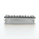Miu Miu Chain Shoulder Bag Leather Silver Auth 204916M-5