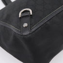 GUCCI GG Canvas Abbey Tote Bag Black Silver 293580 Auth 204921-14