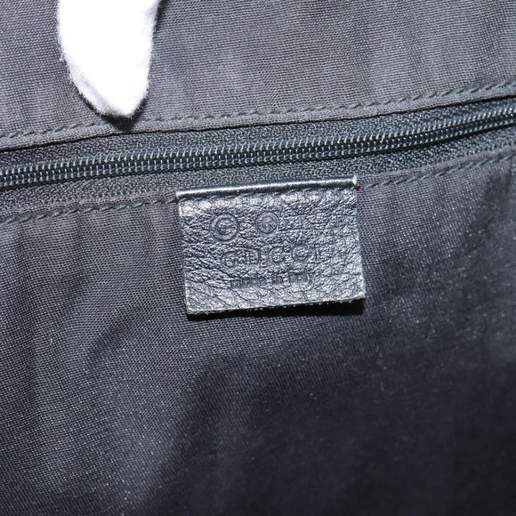 GUCCI GG Canvas Abbey Tote Bag Black Silver 293580 Auth 204921