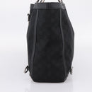GUCCI GG Canvas Abbey Tote Bag Black Silver 293580 Auth 204921-4