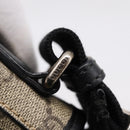 GUCCI GG Supreme Shoulder Bag PVC Beige Silver 406367 Auth 204922-9