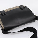 GUCCI GG Supreme Shoulder Bag PVC Beige Silver 406367 Auth 204922-6