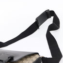 GUCCI GG Supreme Shoulder Bag PVC Beige Silver 406367 Auth 204922-8