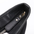 GUCCI GG Canvas Web Sherry Line Tote Bag Black Silver 308928 Auth 204924-10