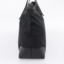 GUCCI GG Canvas Web Sherry Line Tote Bag Black Silver 308928 Auth 204924-4