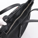 GUCCI GG Canvas Web Sherry Line Tote Bag Black Silver 308928 Auth 204924-6