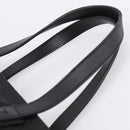 GUCCI GG Canvas Web Sherry Line Tote Bag Black Silver 308928 Auth 204924-8