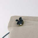 HERMES Sac Aline Shoulder Bag Canvas Beige Auth 204926A-16