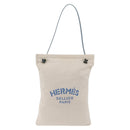 HERMES Sac Aline Shoulder Bag Canvas Beige Auth 204926A-2