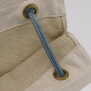 HERMES Sac Aline Shoulder Bag Canvas Beige Auth 204926A-21