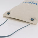 HERMES Sac Aline Shoulder Bag Canvas Beige Auth 204926A-6