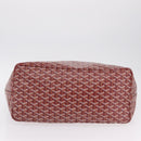 GOYARD Herringbone Saint Louis GM Tote Bag PVC Red Auth 204928A-17