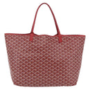 GOYARD Herringbone Saint Louis GM Tote Bag PVC Red Auth 204928A-2