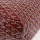 GOYARD Herringbone Saint Louis GM Tote Bag PVC Red Auth 204928A-21