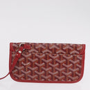 GOYARD Herringbone Saint Louis GM Tote Bag PVC Red Auth 204928A-28
