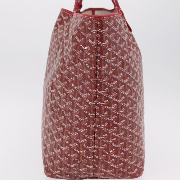 GOYARD Herringbone Saint Louis GM Tote Bag PVC Red Auth 204928A