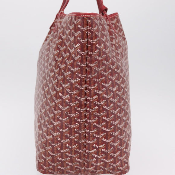 GOYARD Herringbone Saint Louis GM Tote Bag PVC Red Auth 204928A