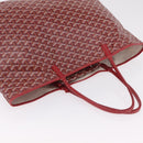 GOYARD Herringbone Saint Louis GM Tote Bag PVC Red Auth 204928A-7