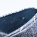 LOUIS VUITTON Sandals Denim 36 Blue LV Auth 204934M-13