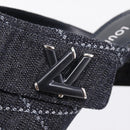 LOUIS VUITTON Sandals Denim 36 Blue LV Auth 204934M-14