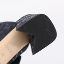 LOUIS VUITTON Sandals Denim 36 Blue LV Auth 204934M-21
