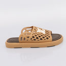 LOUIS VUITTON LV Waffles Sandals Rubber 6 LV Auth 204935M-15
