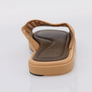 LOUIS VUITTON LV Waffles Sandals Rubber 6 LV Auth 204935M-17