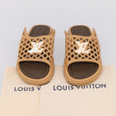 LOUIS VUITTON LV Waffles Sandals Rubber 6 LV Auth 204935M-24