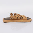 LOUIS VUITTON LV Waffles Sandals Rubber 6 LV Auth 204935M-4