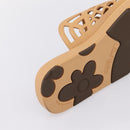 LOUIS VUITTON LV Waffles Sandals Rubber 6 LV Auth 204935M-9