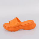 LOUIS VUITTON Pool 55 Sandals rubber Violet LV Auth 204936M-5
