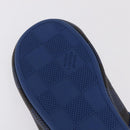 LOUIS VUITTON Damier LV Palace Line Mules pumps Blue LV Auth 204939M-10
