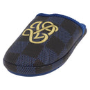 LOUIS VUITTON Damier LV Palace Line Mules pumps Blue LV Auth 204939M-16